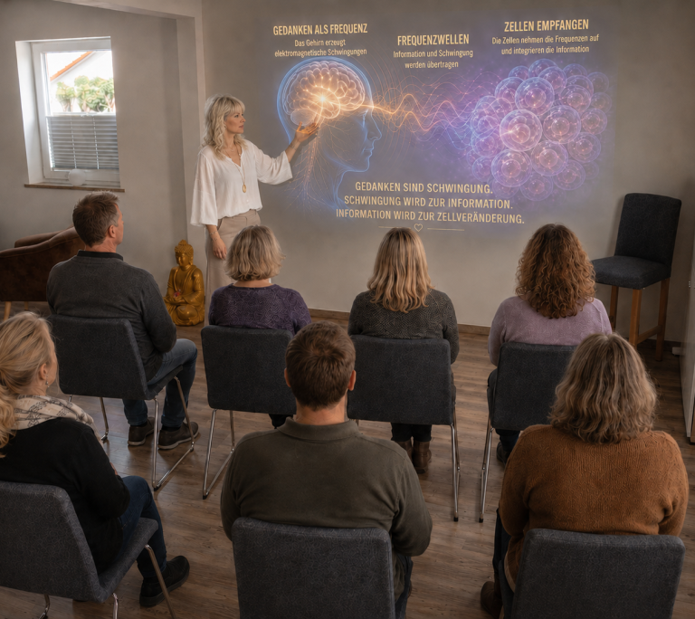 Seminare und Workshops Eine Person erklärt während einer Präsentation vor einem Publikum in einem hellen Raum.