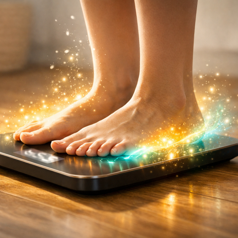 Silhouette einer Person auf einer Wiese die in den Sonnenaufgang läuft